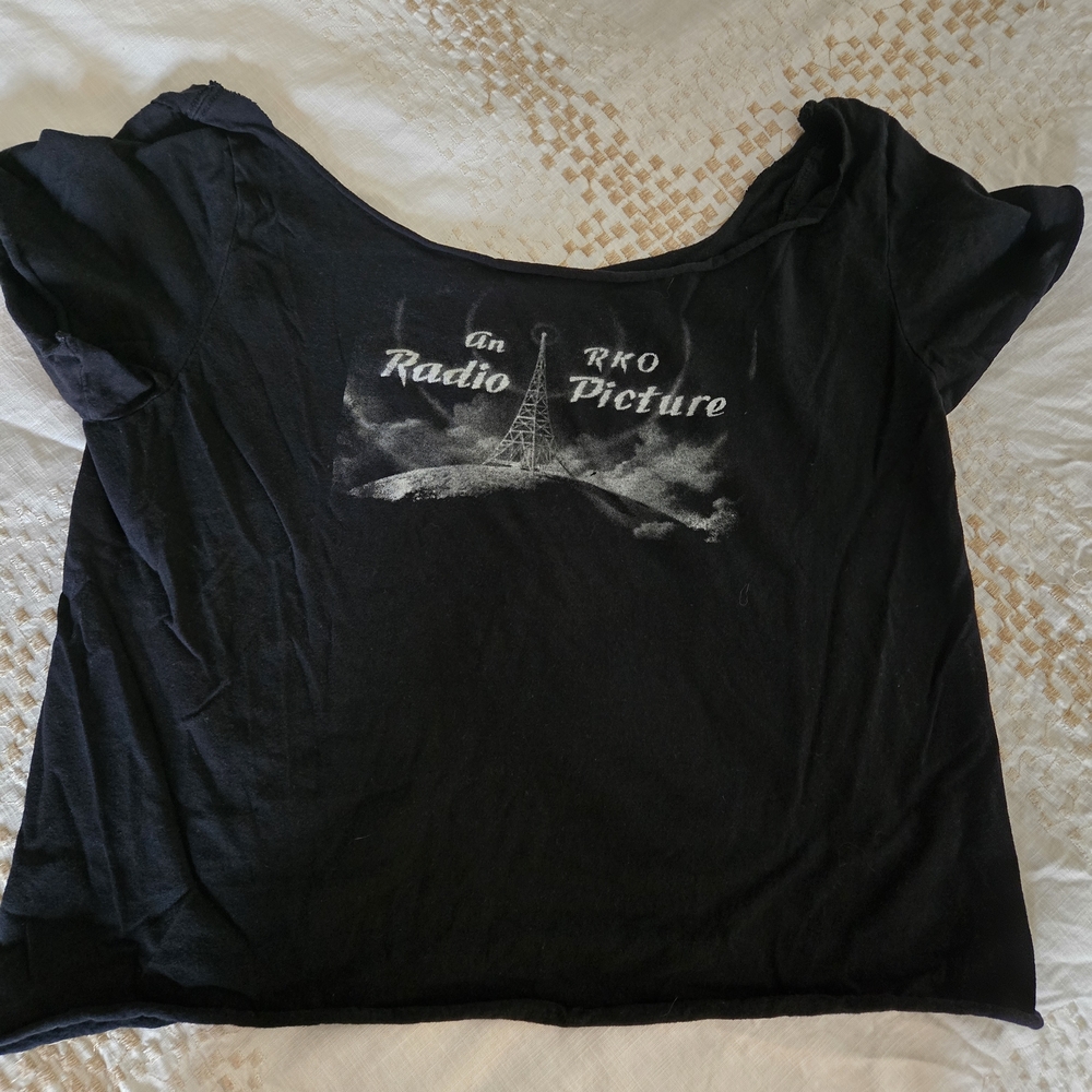 Cotton On Black Graphic Tee